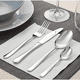 thumbnail image 3 of Juego de cubiertos acero inoxidable 24 piezas Plateado #1, 3 of 3