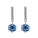 thumbnail image 2 of 2cttw Moissanite Earrings para Mujer Color D Claridad VVS1 Aretes Colgantes de Diamante Aretes de Boda de Plata Esterlina para Novias Dama de Honor con Certificado, 2 of 9