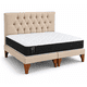 thumbnail image 4 of Cama 2 plaza Capitoné  + Respaldo 2P Capitone Beige  + Colchón 2P Mery Desing, 4 of 11