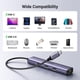 thumbnail image 2 of Adaptador USB C a Ethernet Hub UGREEN 4 en 1 con 3 puertos USB 3.0, 2 of 3