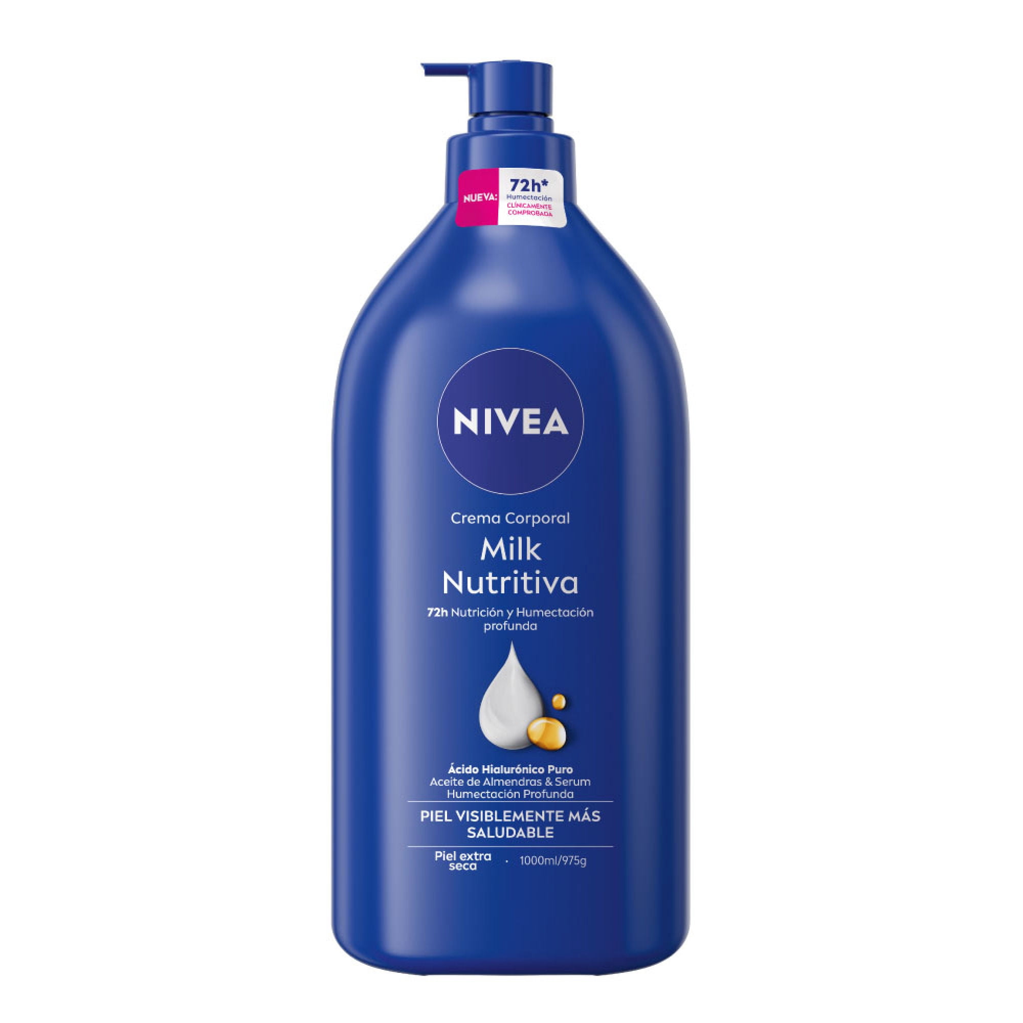 Crema Corporal Nivea Milk Nutritiva Extra Seca