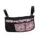 thumbnail image 4 of Bolsa Lateral Para Silla De Ruedas Portátil Con Portavasos Para Sillas De Movilidad En El Hogar, Viaje, Flor Violeta, 4 of 5