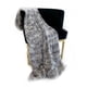 thumbnail image 1 of Manta decorativa Plutus Silver Wild Rabbit de piel sintética 150 cm x 210 cm, 1 of 3
