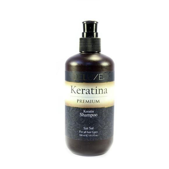Shampoo Deluxe Keratina Sin Sal, 300 ml