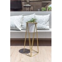 Kautiva - Gala Dorado Con Maceta Blanca M