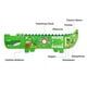 thumbnail image 2 of Sensory Busy Board Rivibou Crocodile Montessori de 3 a 6 años, 2 of 3