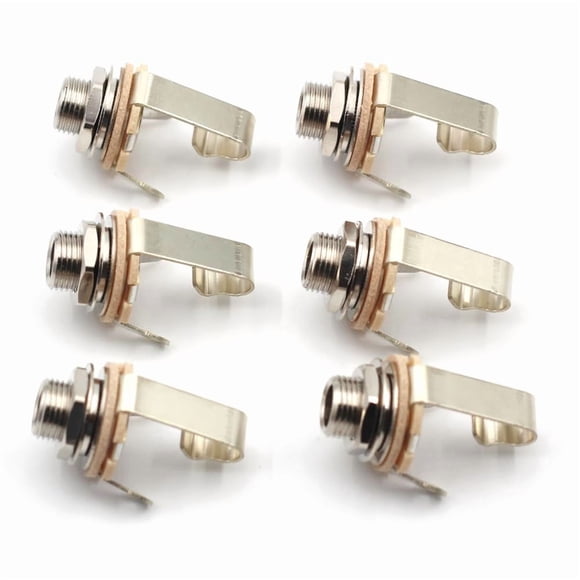 Output Jack Switchcraft Mono, paquete de 6 unidades, para guitarra eléctrica