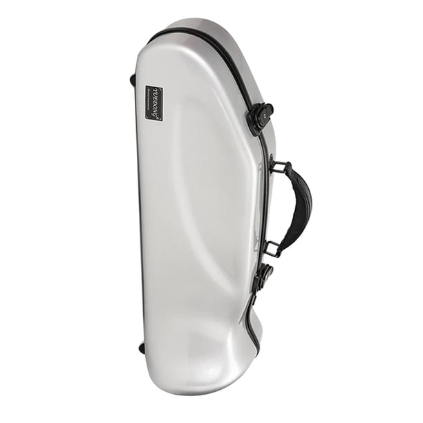 Estuche Para Trompeta Mochila Estuche De Transporte Estuche Para Trompeta De Fibra De Carbono Desmontable Plateado