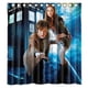 thumbnail image 1 of Cortina de ducha de Doctor Who, juego de cortina de baño con ganchos, tamaño 66 x 72 pulgadas, 1 of 3
