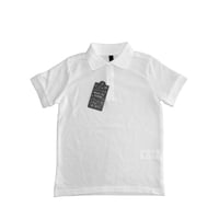 Polera Niño Piquet Manga Corta Blanco Talla 6  Boulevard School