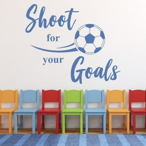 Rienda Libre Graphics - Decomural Shoot For Your Goals Football - Sports Ws-51267