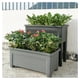 thumbnail image 3 of Jardinera Elevada Macetero Para Huerto Con Patas Gris, 3 of 7