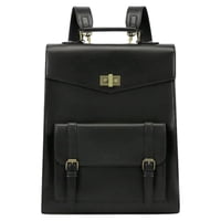 Ecosusi - Mochila Vintage Daisy Para Notebook 15,6 - Negro