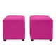 thumbnail image 1 of Set Pouf Cali 1c Felpa 30 Fucsia, 1 of 5