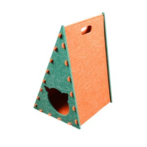 Ioensy - Rascador Vertical Para Gatos, Protector De Muebles Para Gatos De Interior Que Juegan En Verde Y Naranja