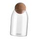 thumbnail image 5 of Recipiente De Almacenamiento De Vidrio Para Despensa, Tarro De Almacenamiento De Alimentos Para Avena, Cereales, Granos De Café, M 800ml, 5 of 5