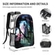 thumbnail image 3 of Space GhostMochila transparente temática, resistente y duradera, bolsa see-through para trabajo, deporte, universidad y viaje, 31 × 43 cm, 3 of 6