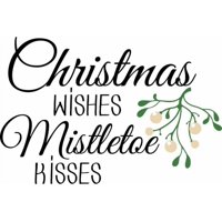 Rienda Libre Graphics - Decomural Christmas Kisses Mistletoe Wishes Ws-50058