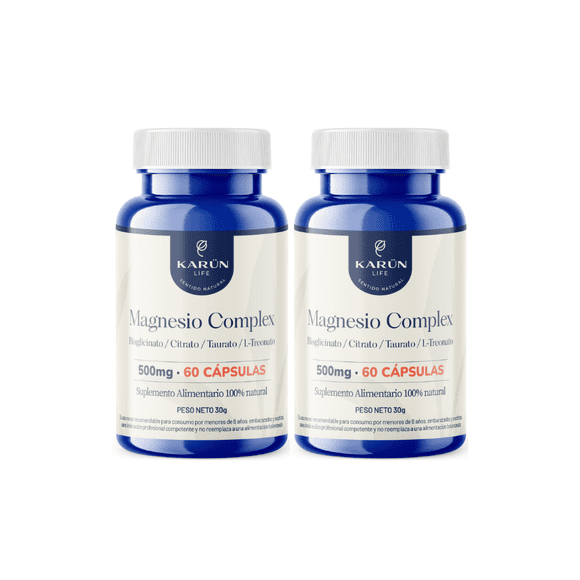 Pack X2 Magnesio Complex 120 Cap Karun Life