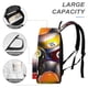 thumbnail image 4 of Billar-theme Backpack, Campus style schoolbag Bookbag with Adjustable Shoulder Straps And Large Zip Compartment, Unisex Travel Bags.42x30x15cm, 4 of 6
