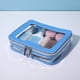 thumbnail image 2 of Neceser BEAUTYSPACE Periwinkle Transparente 6in Cierre, 2 of 3