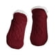 thumbnail image 3 of 1 Par De Calcetines De Invierno Para Mujer, Cálidos Para Mujer, Regalos, Rojo Vino, 3 of 5