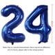 thumbnail image 2 of Balloon Number 24 EBAIJQUO Lámina de aluminio azul marino de 40 pulgadas, 2 of 6