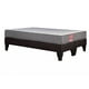 thumbnail image 2 of Cama 2 Plazas Europea Slim America Gris Tela Negro 150x190x50 Cm Resorte Bonell Dual Side, 2 of 4