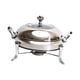 thumbnail image 5 of Stockpot - Calentador De Alimentos Redondo Con Tapa Transparente Portátil Para Camping, Restaurante, Cocina, Color Plateado, 5 of 5