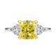 thumbnail image 4 of Anillos de Boda para Mujer Anillos de Plata Esterlina S925 para Mujer Corte Cojín 8 X 8 Mm Zirconia Bandas de Compromiso para Mujer Elegantes Hipoalergénicas Anillos de Promesa Personalizados, 4 of 9