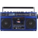 thumbnail image 1 of Boombox QFX J220BT Blue Bluetooth MP3 USB SD Radio Casete, 1 of 3