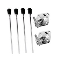 Magideal - Patas De Bombo Pies De Bombo, Antideslizantes, Estables, Accesorios De Batería, Patas De Soporte De Batería Para Instrumentos De Precusión, Reemplazo , 2 Juegos