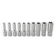 thumbnail image 1 of Kit Juego Dados Largos Poligonales Cuadrante 1/2 10 Piezas Gris, 1 of 3