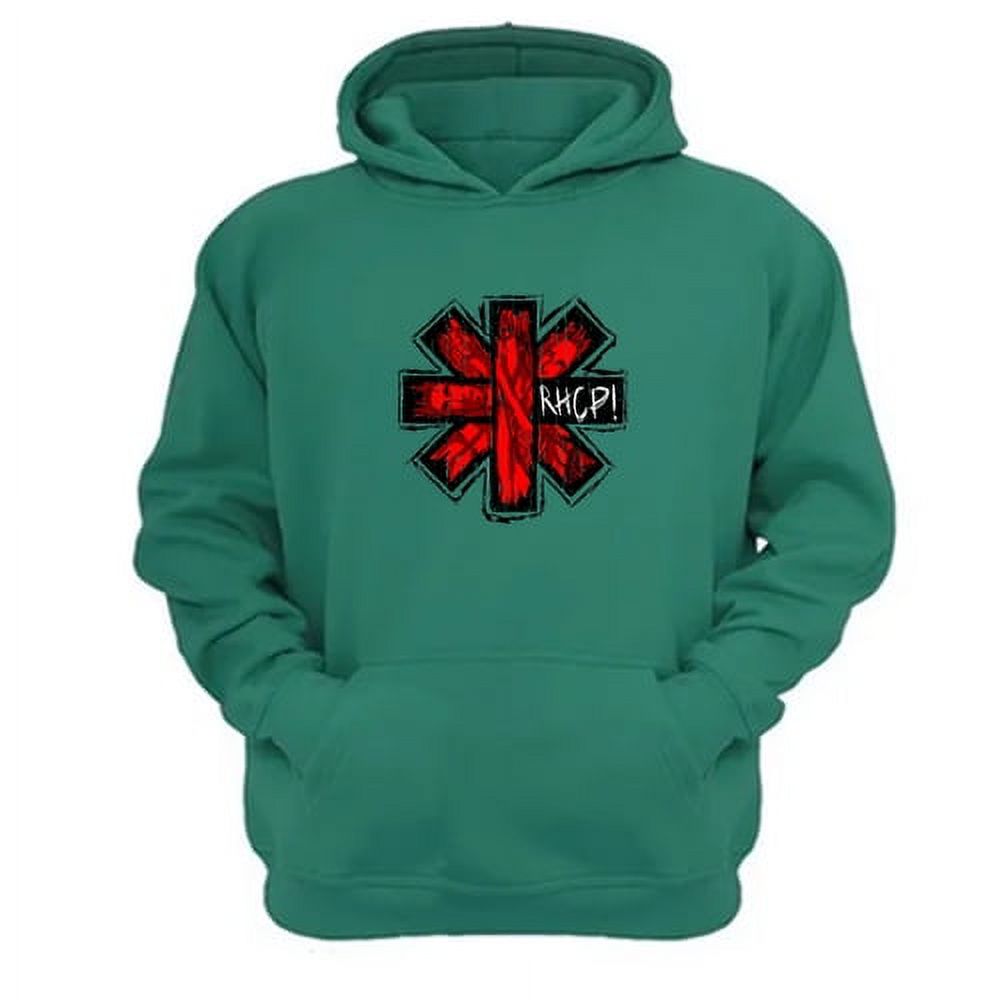 Genérico - Polerón Canguro Red Hot Chili Peppers Verde Aguamarina Talla S Unisex