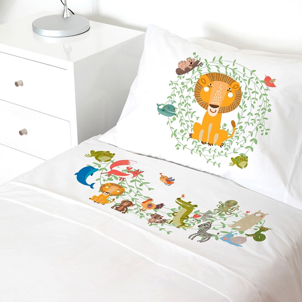 Tuyo Print - Juego De Sábanas Transición Zoo