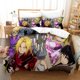 thumbnail image 1 of Anime FULLMETAL ALCHEMIST Bedding Sets Duvet Cover Set With Pillowcase Twin Full Bedclothes Bed Linen Home textiles Bed Sheets, 1 of 5