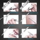 thumbnail image 5 of Kit de cortaúñas y pedicura de 18 piezas de acero inoxidable para manicura, cuidado profesional y cuidado de uñas con estuche de viaje de lujo., 5 of 7