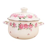 Bothyi - Olla De Cocina Con Tapa, Resistente Al Calor, Fácil De Limpiar, Para Fideos, 20Cm