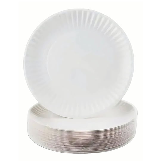 Genérica - Platos De Cartón Desechables 23 Cm Cotillón Pack 20 Unidades