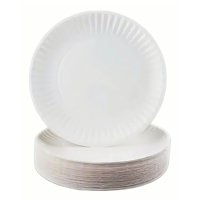 Genérica - Platos De Cartón Desechables 23 Cm Cotillón Pack 20 Unidades