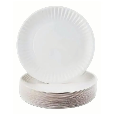 Genérica - Platos De Cartón Desechables 23 Cm Cotillón Pack 20 Unidades