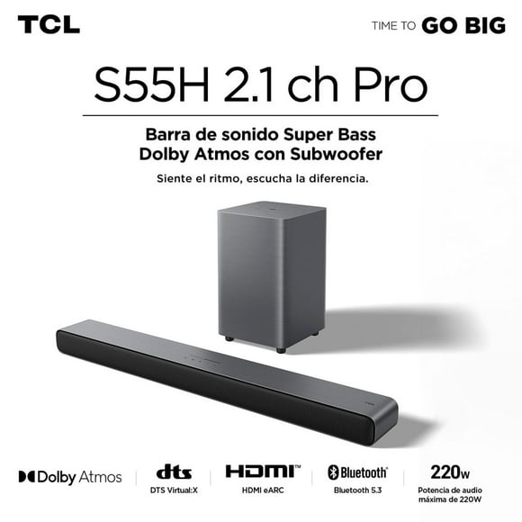 Soundbar TCL S55H 2.1 Ch