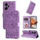 thumbnail image 1 of Funda tipo cartera FOXDOCK para Xiaomi Redmi Note 13 Pro Plus 5G , diseño girasol en relieve, cuero PU, cierre magnético, soporte y tarjetero, 1 of 5