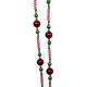 thumbnail image 3 of Abalorio de caramelo Garland Kurt Adler de 2,4 m con bolas rojas de plástico, 3 of 5