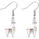 thumbnail image 1 of Pendientes de llama diminutos, joyería para amantes de las llamas, pendientes de alpaca, regalo de alpaca kawaii, pendientes de animales, joyería de llama, 1 of 7