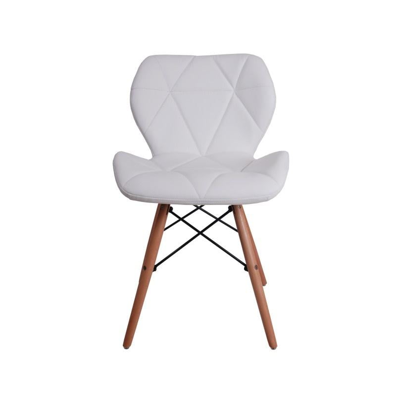 Tododescuento - Pack 4 Sillas Eames Aviador Blanco Mariposa Comedor