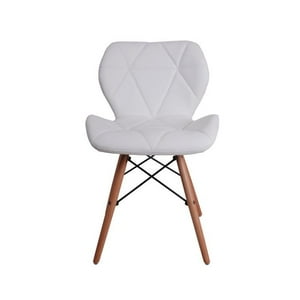 Tododescuento - Pack 4 Sillas Eames Aviador Blanco Mariposa Comedor