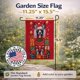 thumbnail image 2 of Bandera de jardín Caroline's Treasures Chinese Crested Navideña, 2 of 7