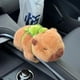 thumbnail image 3 of Peluche Capibara Abraza Muñeca Carpincho Tortuga caqui, 3 of 5