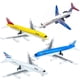 thumbnail image 1 of Paquete de 4 Juguetes de Avión de Retroceso - Modelos de Avión de Metal y Plástico Fundidos a Presión para Niños de 3 a 6 Años, Vehículos de Juego Regalo de Cumpleaños para Niños y Niñas, 1 of 10